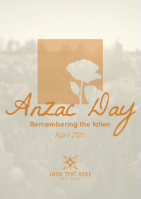 Remembering Anzac Flyer