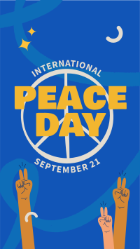 Peace Day Facebook Story