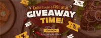 Food Voucher Giveaway Facebook Cover Image Preview