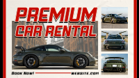 Luxury Car Rental Facebook Event Cover