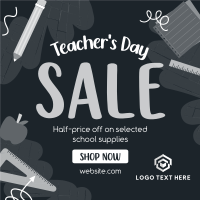 Supplies Sale for Teachers Instagram Post