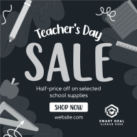 Supplies Sale for Teachers Instagram Post Image Preview