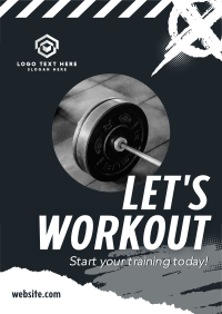 Start Gym Training Flyer