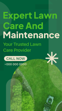 Expert Lawn Maintenance Facebook Story