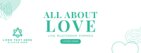 All About Love Facebook Cover Design