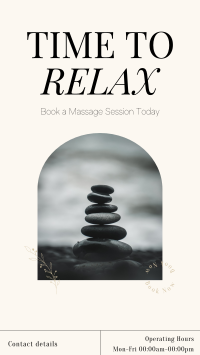 Zen Book Now Massage Instagram Story