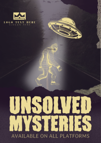 Rustic Unsolved Mysteries Poster