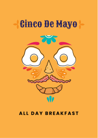 Cinco De Mayo Breakfast Flyer