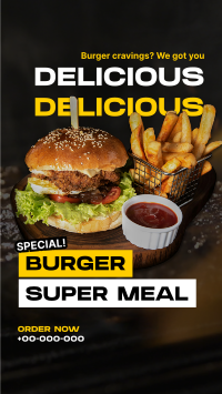 Special Burger Meal Video