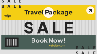 Travel Package Sale Animation