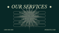 Elegant Our Services Animation