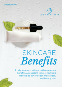 Skincare Benefits Organic Poster