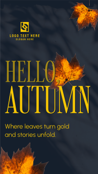 Cozy Autumn Greeting Facebook Story