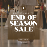 End of Season Shopping Linkedin Post