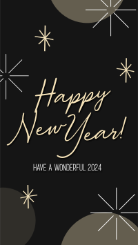 Wonderful New Year Welcome Instagram Reel Design