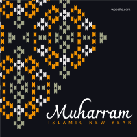 Blessed Muharram  Linkedin Post Design