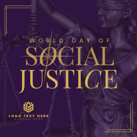 Minimalist Social Justice Instagram Post Design