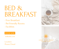 Bed and Breakfast Services Facebook Post