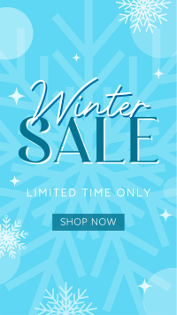 Winter Shopping  Sale Facebook Story