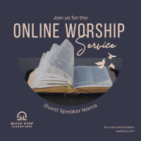 Online Worship Instagram Post