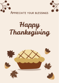Thanksgiving Pie  Flyer