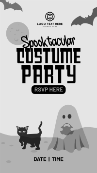 Halloween Costume Party Facebook Story