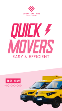 Quick Movers Facebook Story