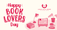 Book Day Greeting Facebook Ad