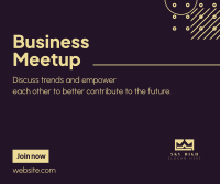 Business Meetup Facebook Post