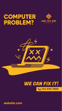 Computer Problem Repair Facebook Story