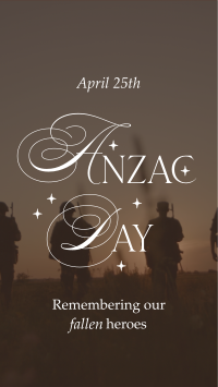 Anzac Day Remembrance Video