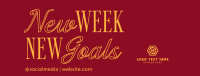 New Goals Monday Facebook Cover