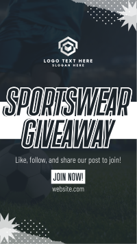 Sportswear Giveaway Instagram Story