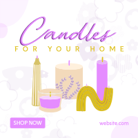 Fancy Candles Instagram Post Design