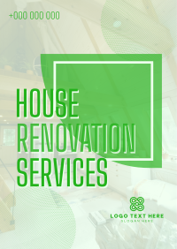 Sleek and Simple Home Renovation Flyer