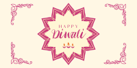 Ornamental Diwali Greeting Twitter Post