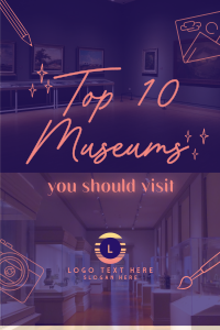 Museum Vlog Pinterest Pin Image Preview