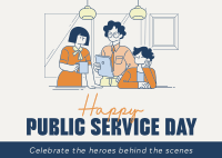 UN Public Service Day Postcard