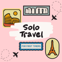 Stickers Solo Traveler Instagram Post Image Preview