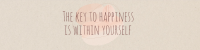 Key to Happiness LinkedIn Banner Image Preview