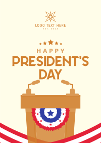 Presidents Day Event Poster