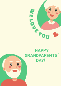 We Love You Grandparents Flyer