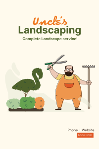 Uncle's Landscaping Pinterest Pin