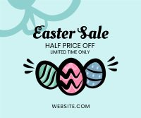 Easter Eggs Sale Facebook Post Design