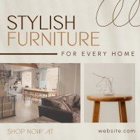 Stylish Furniture Store Instagram Post