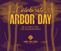 Celebrate Arbor Day Facebook Post