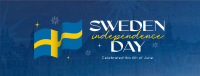 Modern Sweden Independence Day Facebook Cover