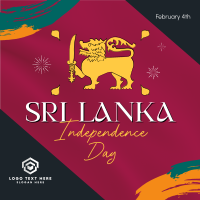 Sri Lanka Independence Instagram Post