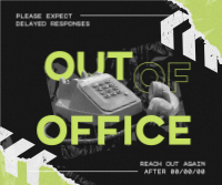 Grungy Out Of Office Facebook Post Image Preview