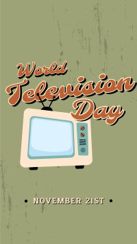 Retro TV Day Instagram Reel Design